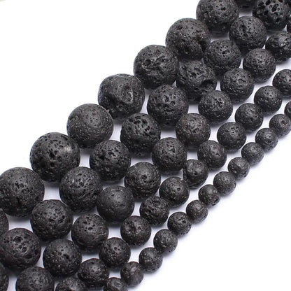 Lava rock beads