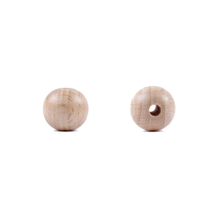 Wood craft beads