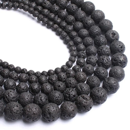 Lava rock beads