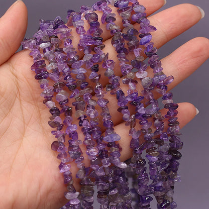 Amethyst bead necklace