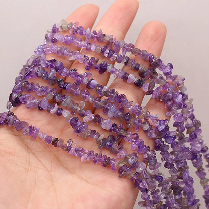 Amethyst bead necklace