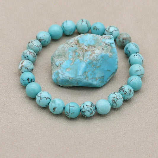 Turquoise beaded bracelet