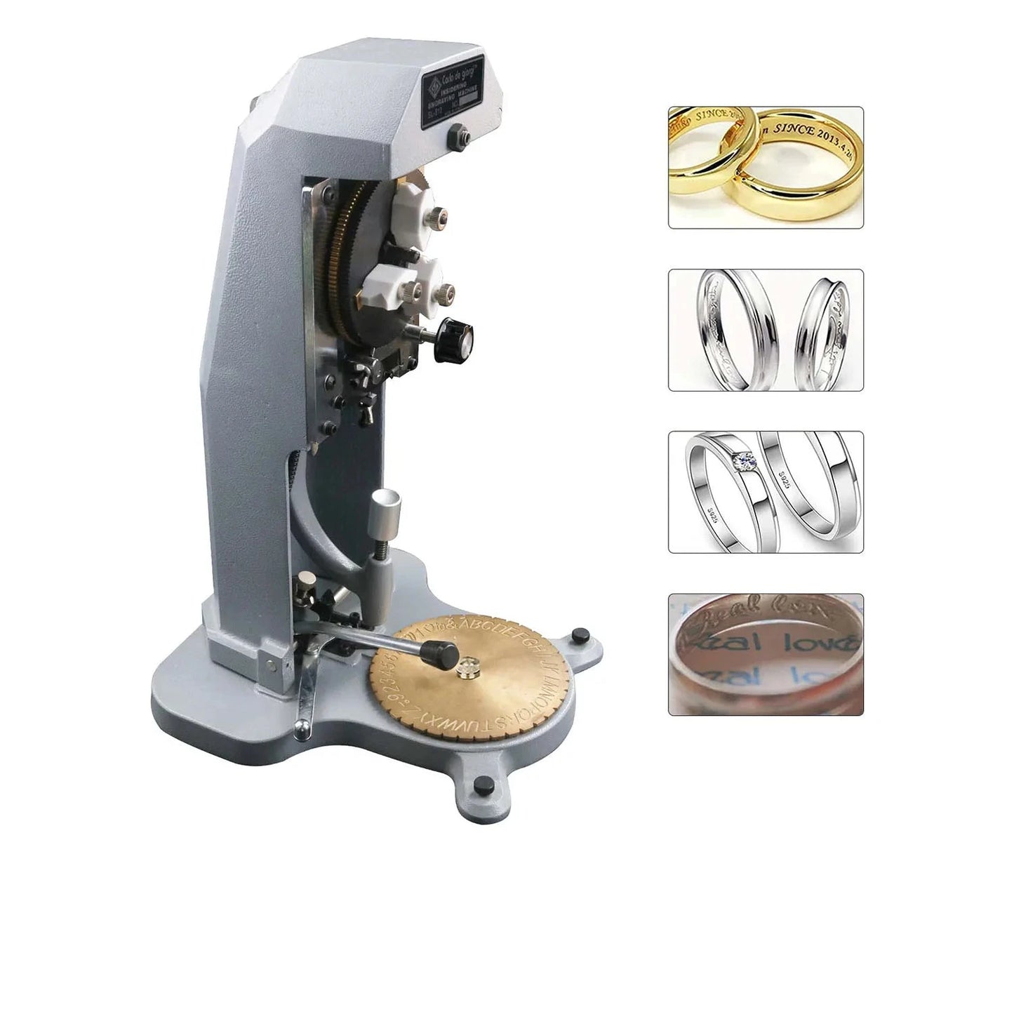 Engraving machine for jewelry