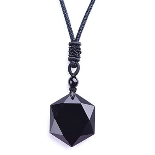 Obsidian pendant