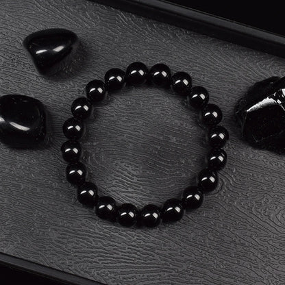 Black onyx bracelet mens