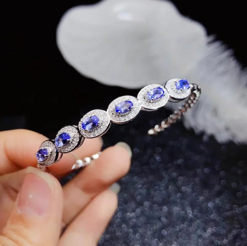 Bracelet en tanzanite