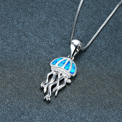 Jellyfish necklace