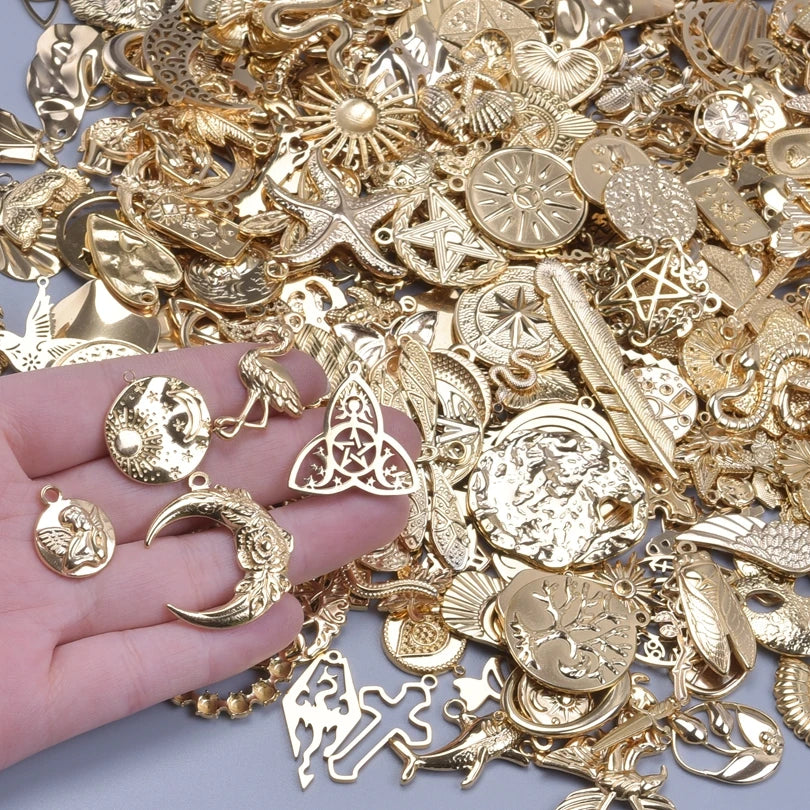 Gold Charms For Jewelry Making