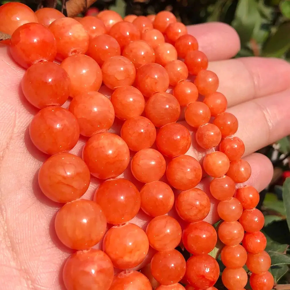 Orange beads