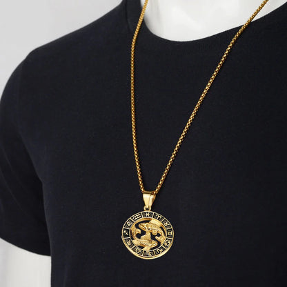 Aries astrology necklace