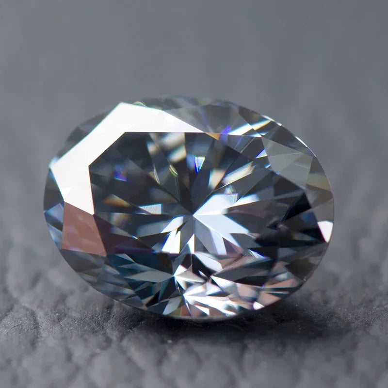 Grey moissanite