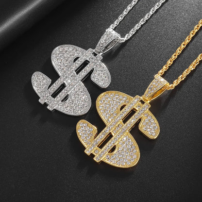 Dollar sign necklace