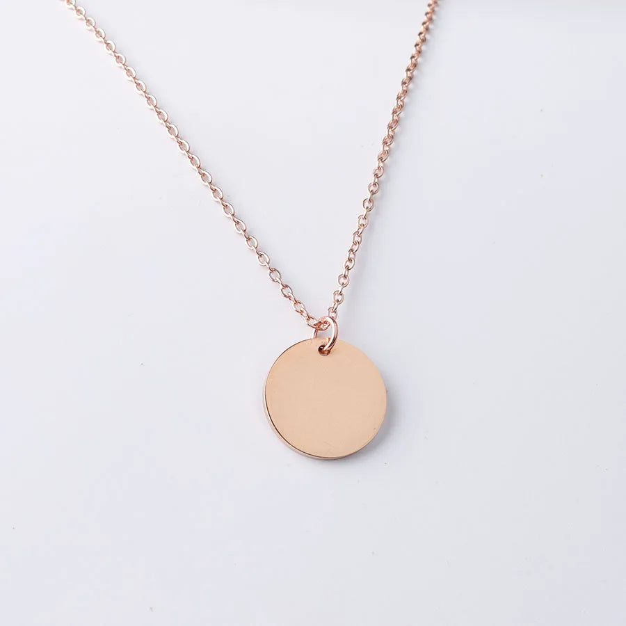 Disc necklace