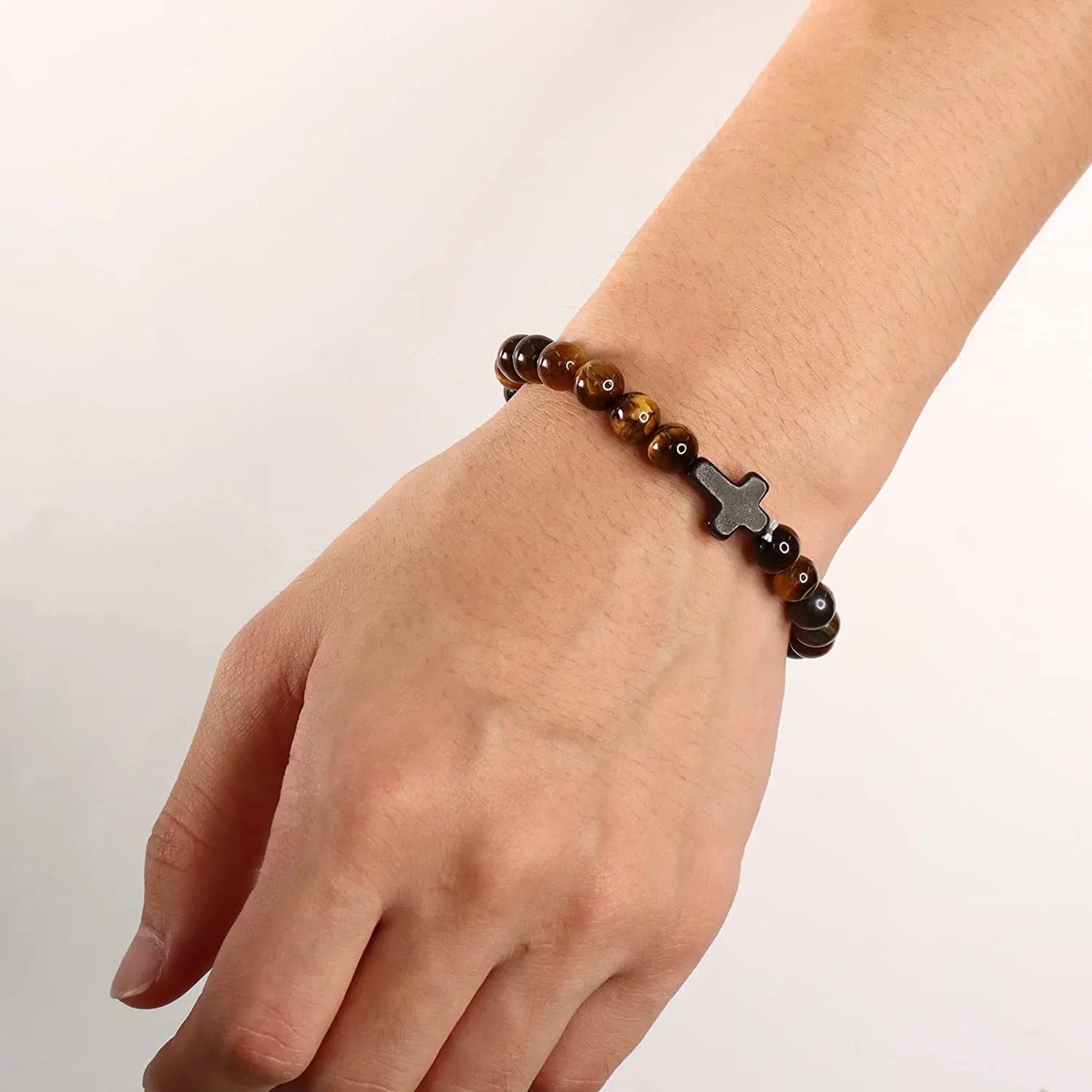 Men's bracelet with cross