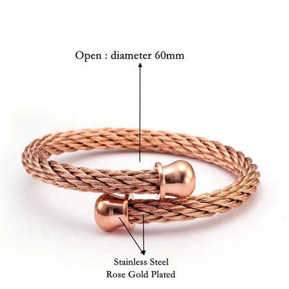 Mens gold rope bracelets