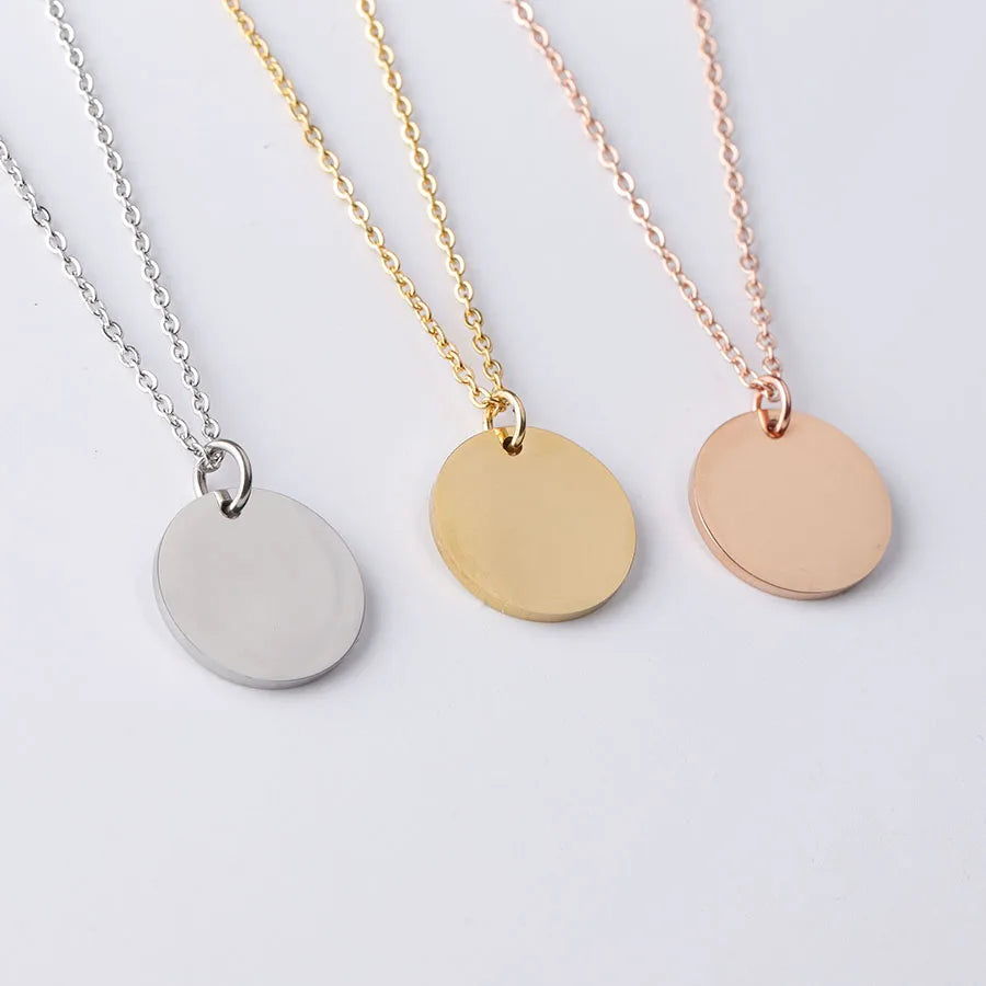 Disc necklace