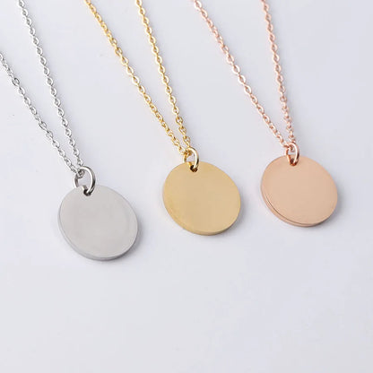 Disc necklace