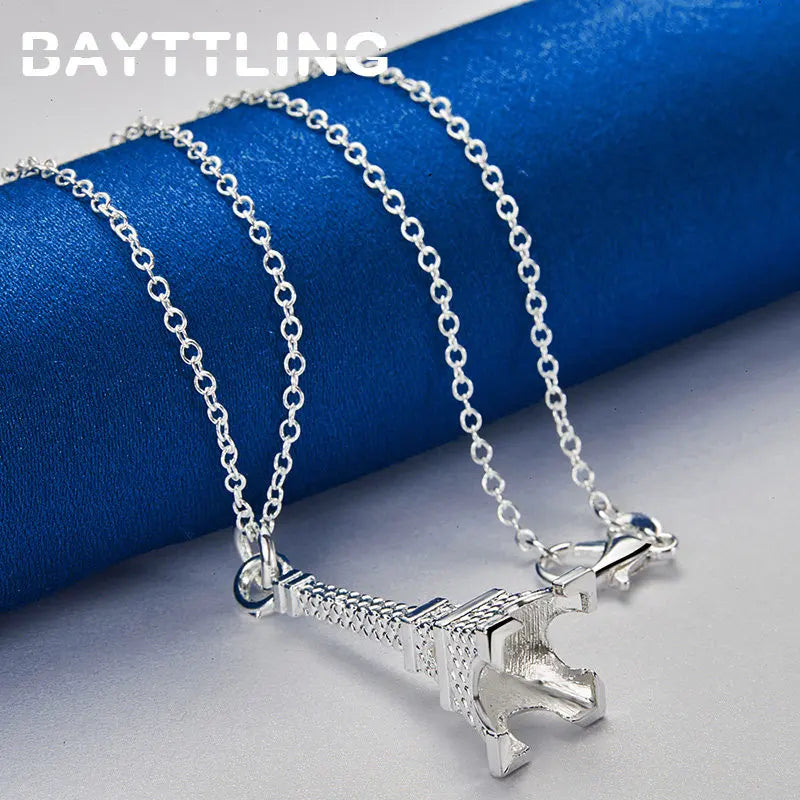 Eiffel tower necklace