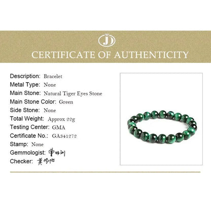 Green bracelets