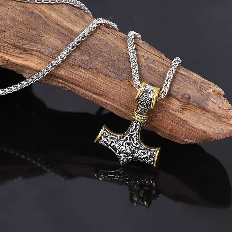 Thor hammer necklace