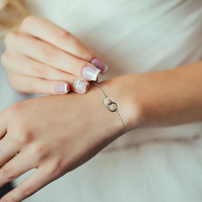 Womens silver bracelet