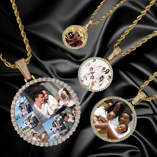 Memorial necklace with picture