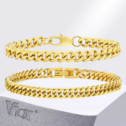 Men bracelets gold