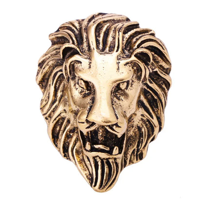 Lion brooch