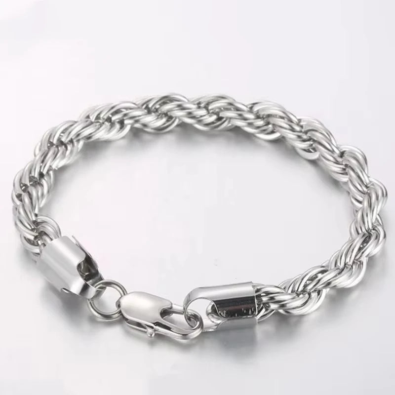 Rope chain bracelet