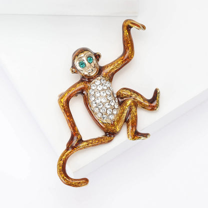 Monkey brooch