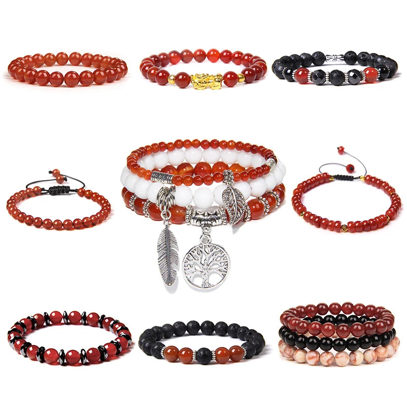 Carnelian bracelets