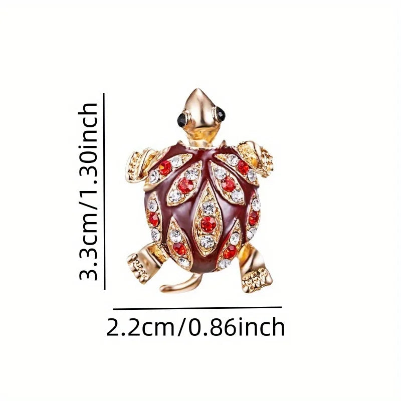 Vintage turtle brooch