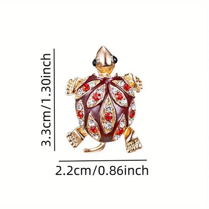 Vintage turtle brooch