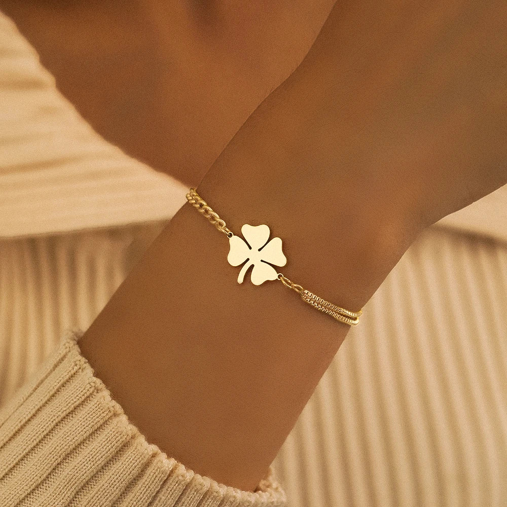 Lucky clover bracelet