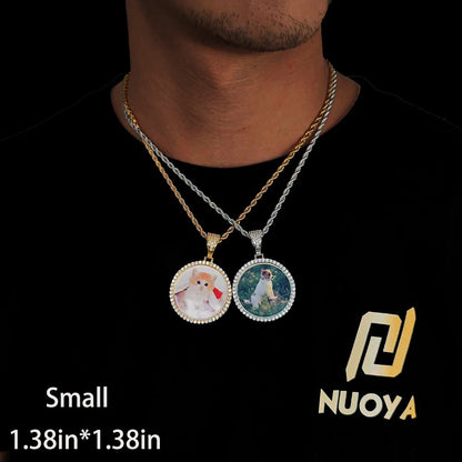 Memorial necklace with picture