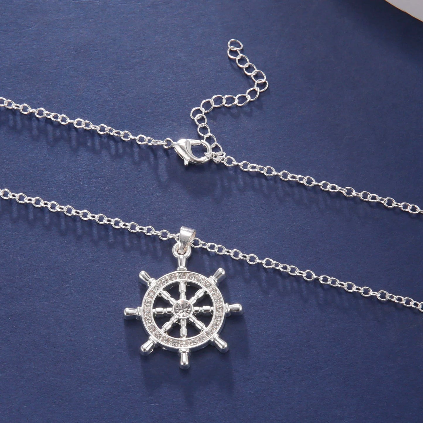 Dharma wheel pendant