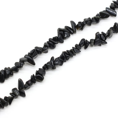 Black tourmaline beads