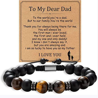 Dad and daughter bracelets