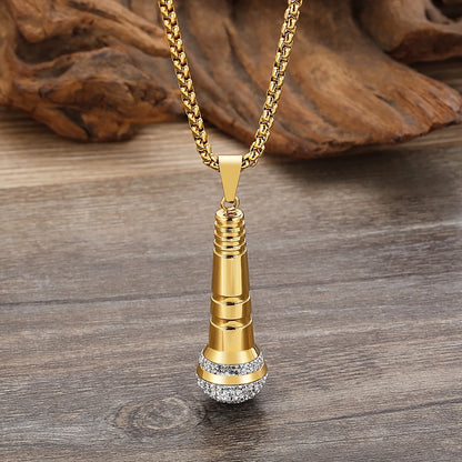 Microphone necklace