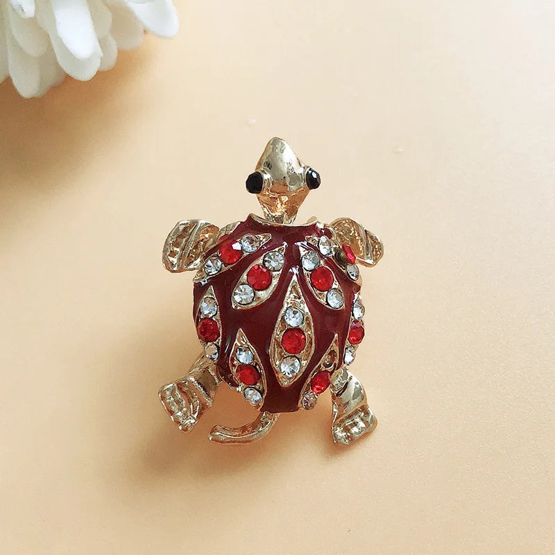 Vintage turtle brooch