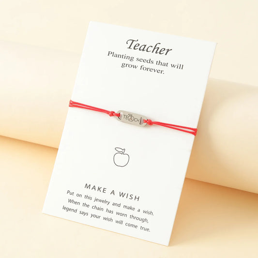 Teacher bracelet