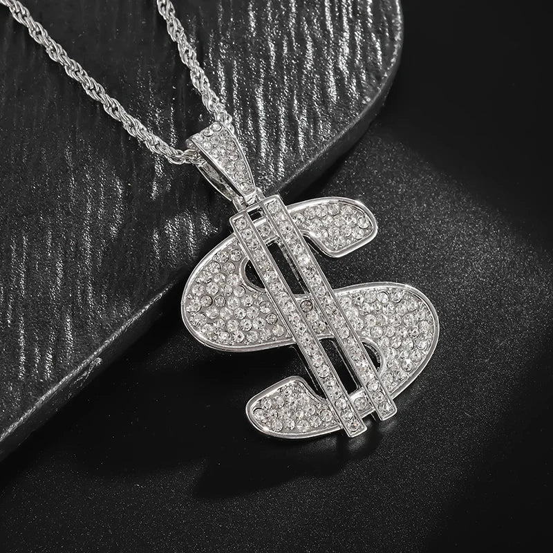 Dollar sign necklace