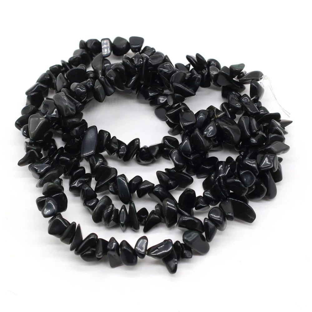 Black tourmaline beads