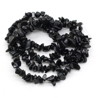 Black tourmaline beads