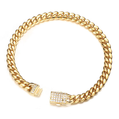 Figaro gold bracelet