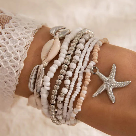 Beachy bracelets