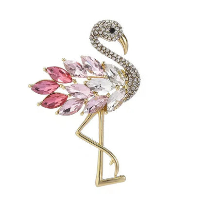 Flamingo brooch