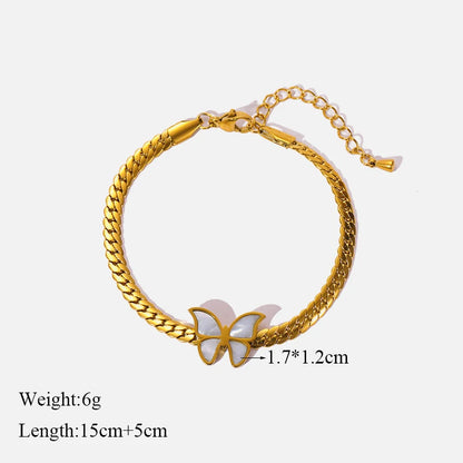 Bracelet butterfly gold