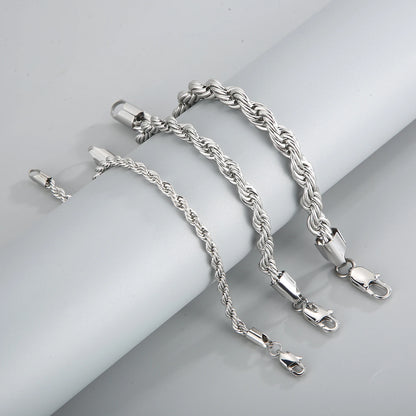 Rope chain bracelet