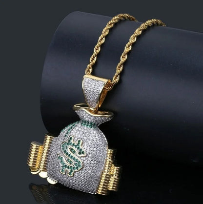 Money bag pendant